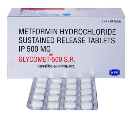 Buy Glycomet 500mg Tablets Online