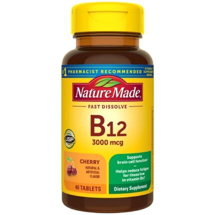 Buy NATURE MADE VITAMIN B-12 (3000MCG) X40 Online