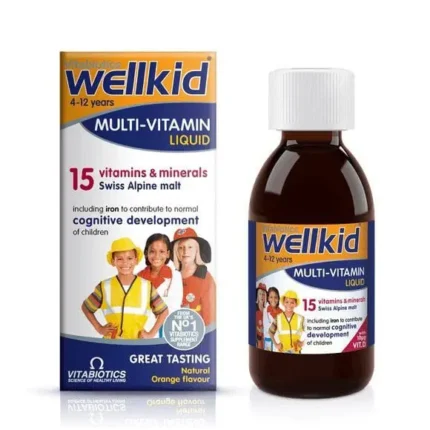 Buy VITABIOTICS WELLKID MULTIVTIAMIN SYRUP 4YEARS - 12 YEARS Online