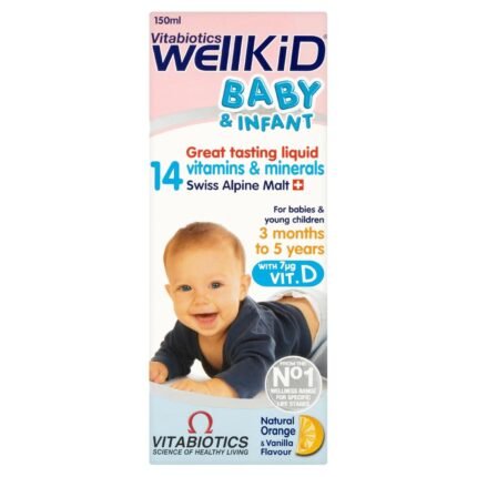 Buy VITABIOTICS WELLKID SYRUP 3MONTHS - 5 YEARS Online